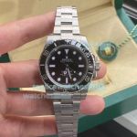 Noob Factory Replica Rolex Submariner NO Date Watch - SS Black Ceramic 40mm